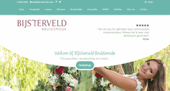 Desktop Screenshot of bijsterveldbruidsmode.nl