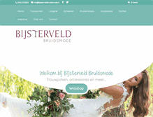 Tablet Screenshot of bijsterveldbruidsmode.nl